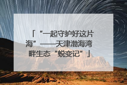 “一起守护好这片海”——天津渤海湾畔生态“蜕变记”
