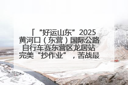 “好运山东”2025黄河口（东营）国际公路自行车赛东营区龙居站 完美“抄作业”，苦战最后时刻黄衫易主