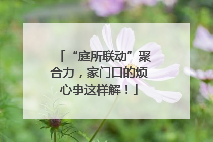 “庭所联动”聚合力，家门口的烦心事这样解！
