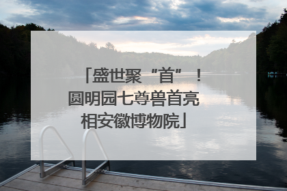 盛世聚“首”！圆明园七尊兽首亮相安徽博物院