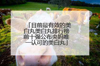 目前最有效的美白丸美白丸排行榜前十强公布央妈唯一认可的美白丸