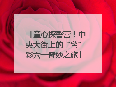 童心探警营！中央大街上的“警”彩六一奇妙之旅