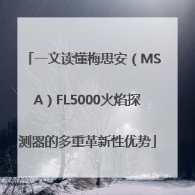 一文读懂梅思安（MSA）FL5000火焰探测器的多重革新性优势