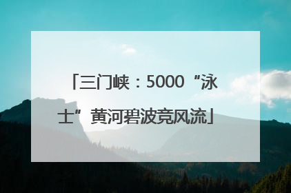 三门峡：5000“泳士”黄河碧波竞风流