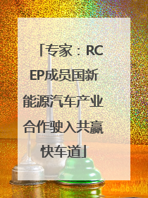 专家：RCEP成员国新能源汽车产业合作驶入共赢快车道