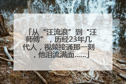 从“汪流浪”到“汪师傅”，历经23年几代人，视频接通那一刻，他泪流满面……
