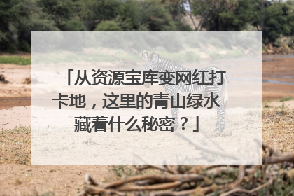 从资源宝库变网红打卡地，这里的青山绿水藏着什么秘密？