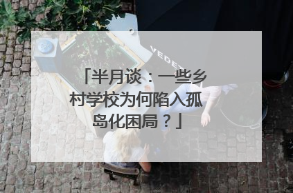 半月谈：一些乡村学校为何陷入孤岛化困局？