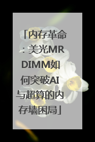 内存革命:美光MRDIMM如何突破AI与超算的内存墙困局