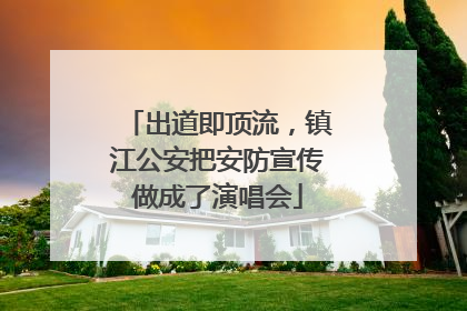 出道即顶流，镇江公安把安防宣传做成了演唱会