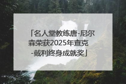 名人堂教练唐-尼尔森荣获2025年查克-戴利终身成就奖