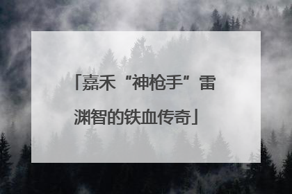 嘉禾“神枪手”雷渊智的铁血传奇