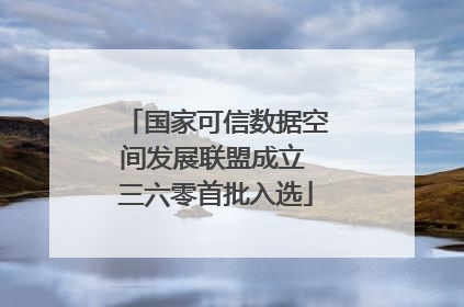 国家可信数据空间发展联盟成立 三六零首批入选