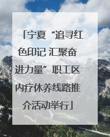 宁夏“追寻红色印记 汇聚奋进力量”职工区内疗休养线路推介活动举行