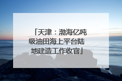 天津：渤海亿吨级油田海上平台陆地建造工作收官