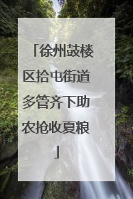 徐州鼓楼区拾屯街道多管齐下助农抢收夏粮
