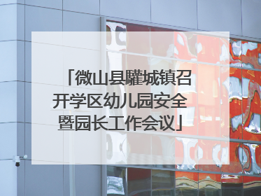 微山县驩城镇召开学区幼儿园安全暨园长工作会议