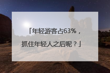 年轻游客占63%，抓住年轻人之后呢？