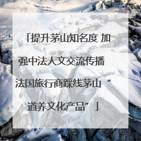 提升茅山知名度 加强中法人文交流传播 法国旅行商踩线茅山“道养文化产品”