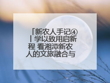 新农人手记④丨学以致用启新程 看湘潭新农人的文旅融合与产业升级之路