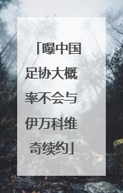 曝中国足协大概率不会与伊万科维奇续约