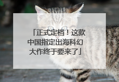正式定档！这款中国指定出海科幻大作终于要来了