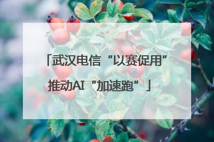 武汉电信“以赛促用”推动AI“加速跑”