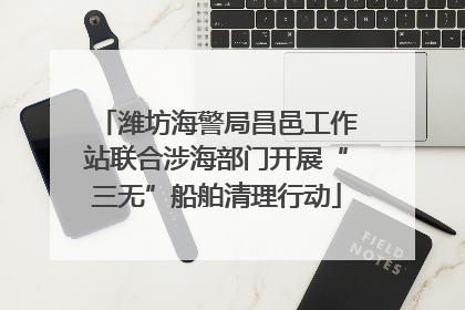 潍坊海警局昌邑工作站联合涉海部门开展“三无”船舶清理行动