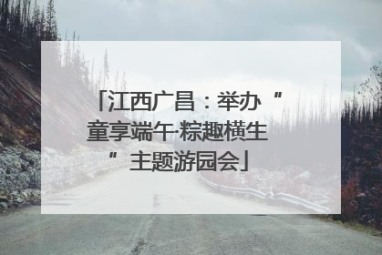 江西广昌：举办“童享端午·粽趣横生”主题游园会