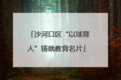 沙河口区“以球育人”铸就教育名片