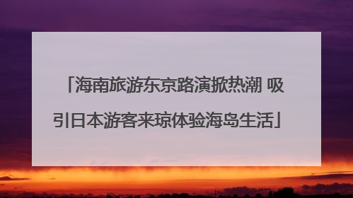 海南旅游东京路演掀热潮 吸引日本游客来琼体验海岛生活