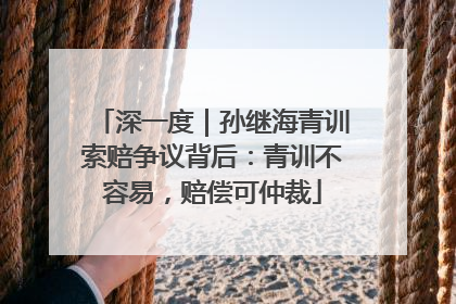 深一度｜孙继海青训索赔争议背后：青训不容易，赔偿可仲裁