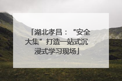 湖北孝昌：“安全大集”打造一站式沉浸式学习现场