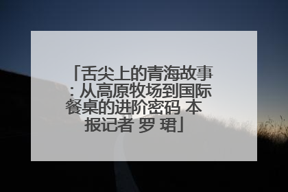 舌尖上的青海故事：从高原牧场到国际餐桌的进阶密码 本报记者 罗 珺