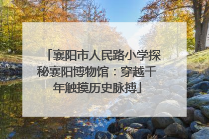 襄阳市人民路小学探秘襄阳博物馆：穿越千年触摸历史脉搏