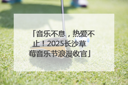 音乐不息，热爱不止！2025长沙草莓音乐节浪漫收官