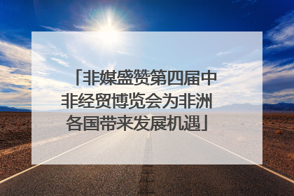 非媒盛赞第四届中非经贸博览会为非洲各国带来发展机遇