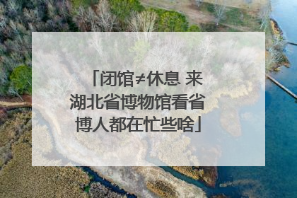闭馆≠休息 来湖北省博物馆看省博人都在忙些啥