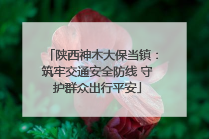 陕西神木大保当镇：筑牢交通安全防线 守护群众出行平安