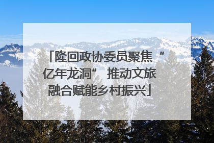 隆回政协委员聚焦“亿年龙洞” 推动文旅融合赋能乡村振兴