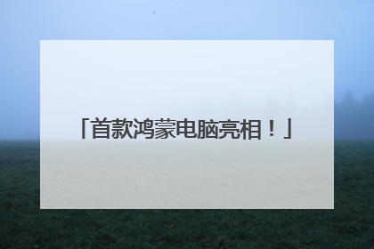 首款鸿蒙电脑亮相！