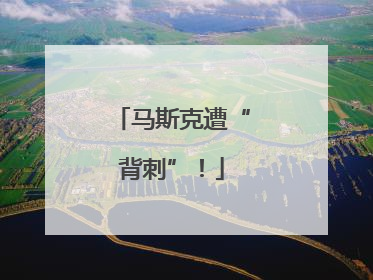 马斯克遭“背刺”！