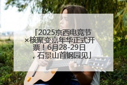 2025京西电竞节×核聚变嘉年华正式开票！6月28-29日，石景山首钢园见