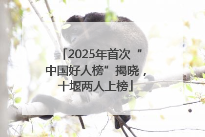 2025年首次“中国好人榜”揭晓，十堰两人上榜