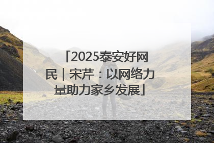 2025泰安好网民｜宋芹：以网络力量助力家乡发展