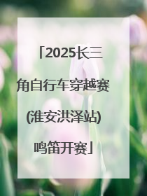 2025长三角自行车穿越赛(淮安洪泽站)鸣笛开赛