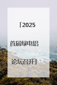 2025首届绿电铝论坛召开