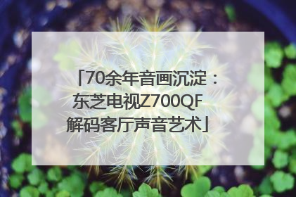 70余年音画沉淀：东芝电视Z700QF解码客厅声音艺术