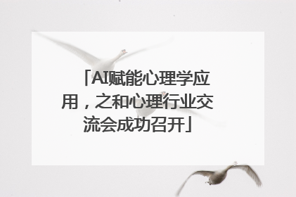 AI赋能心理学应用，之和心理行业交流会成功召开